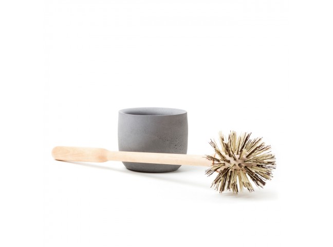 Toilet Brush with Concrete Base