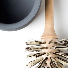 Toilet Brush with Concrete Base