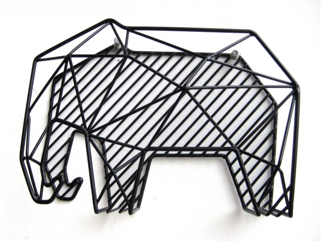 Elephant Letter Organizer + Key Holder